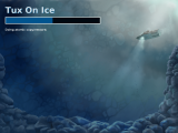 Fedora 16 resuming with Tux on Ice using the new Verne theme
